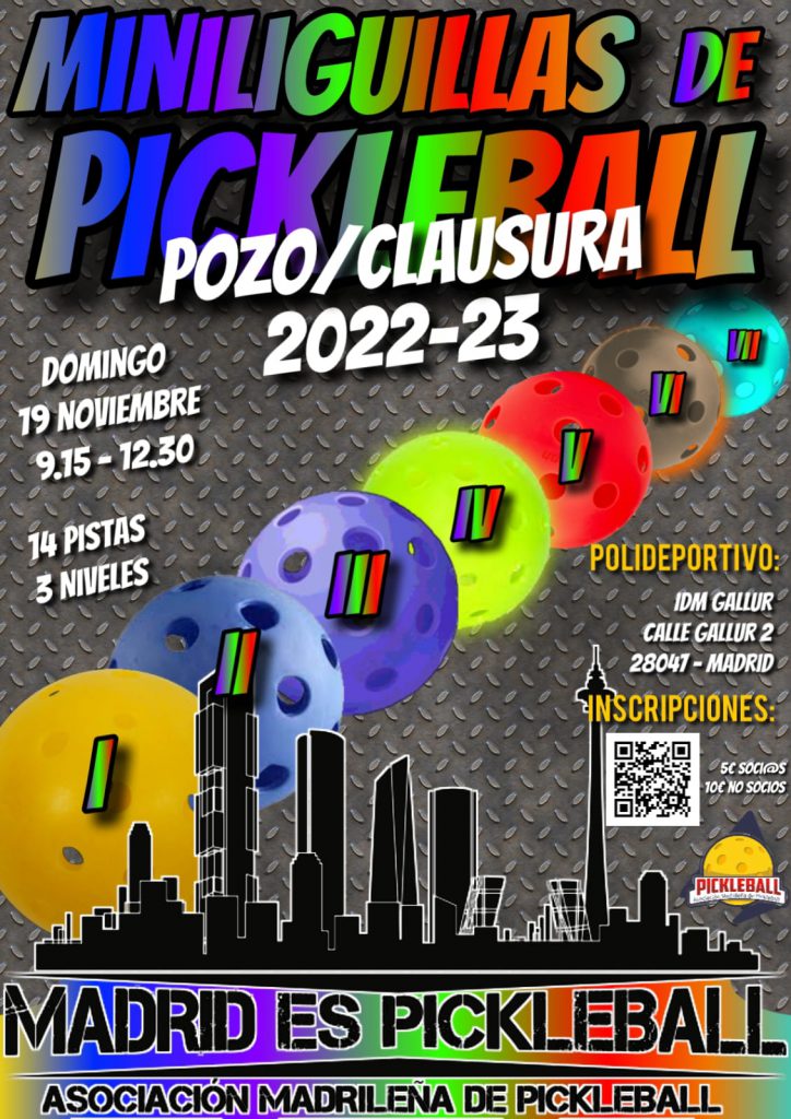 19/11/2023 – CIERRE DE LAS MINILIGUILLAS DE PICKLEBALL